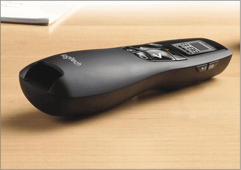 Logitech R800 Professional Wireless Presenter Remote with LCD Display ...